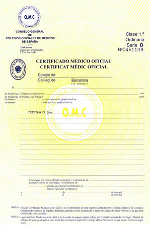 certificados médicos