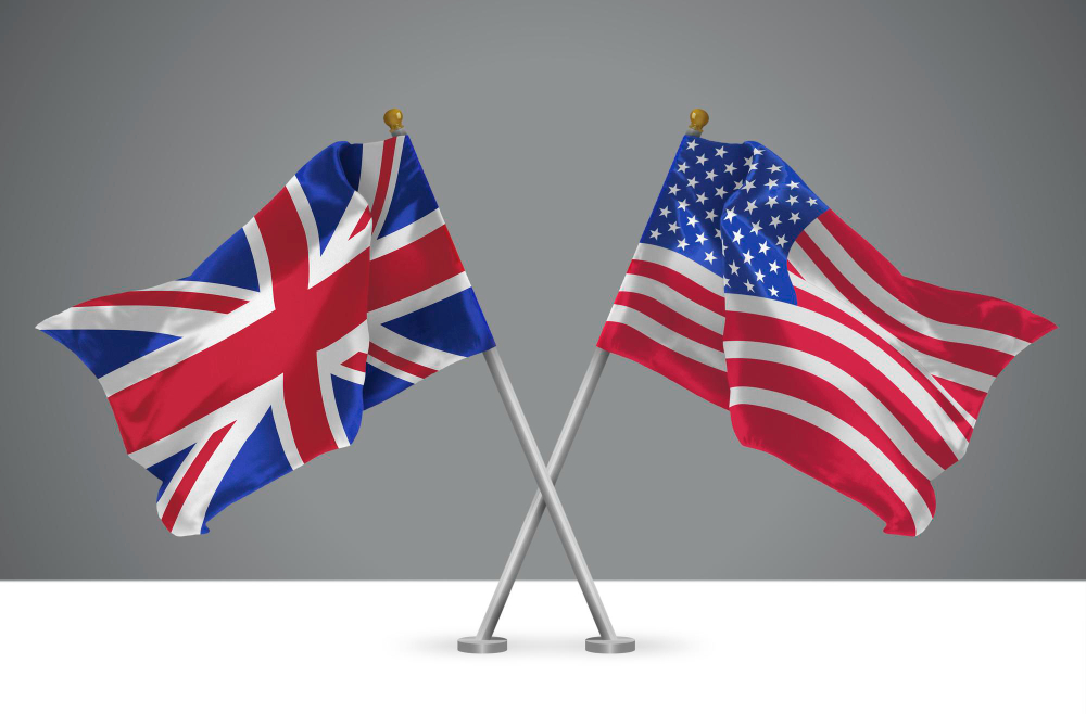 Inglés americano y el inglés británico